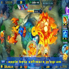 apple beta software program